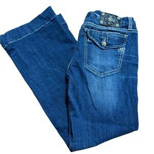 💙Miss Me Y2K Wide Leg Low-rise Jeans Size 31 Vintage 2000s Streetwear Denim